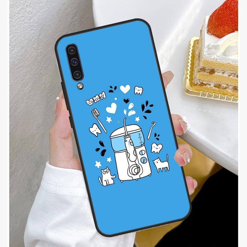 Чехол для стоматолога и медсестры для Samsung A12 A32 A42 A52 A72 A52S A03S A21S A11 A31 A51 A71 A10 A50 A70 с полным покрытием