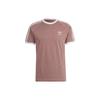 Originals Trefoil Logo Striped Short Sleeve T-Shirt Men Tops Dirty-Pink HM9326