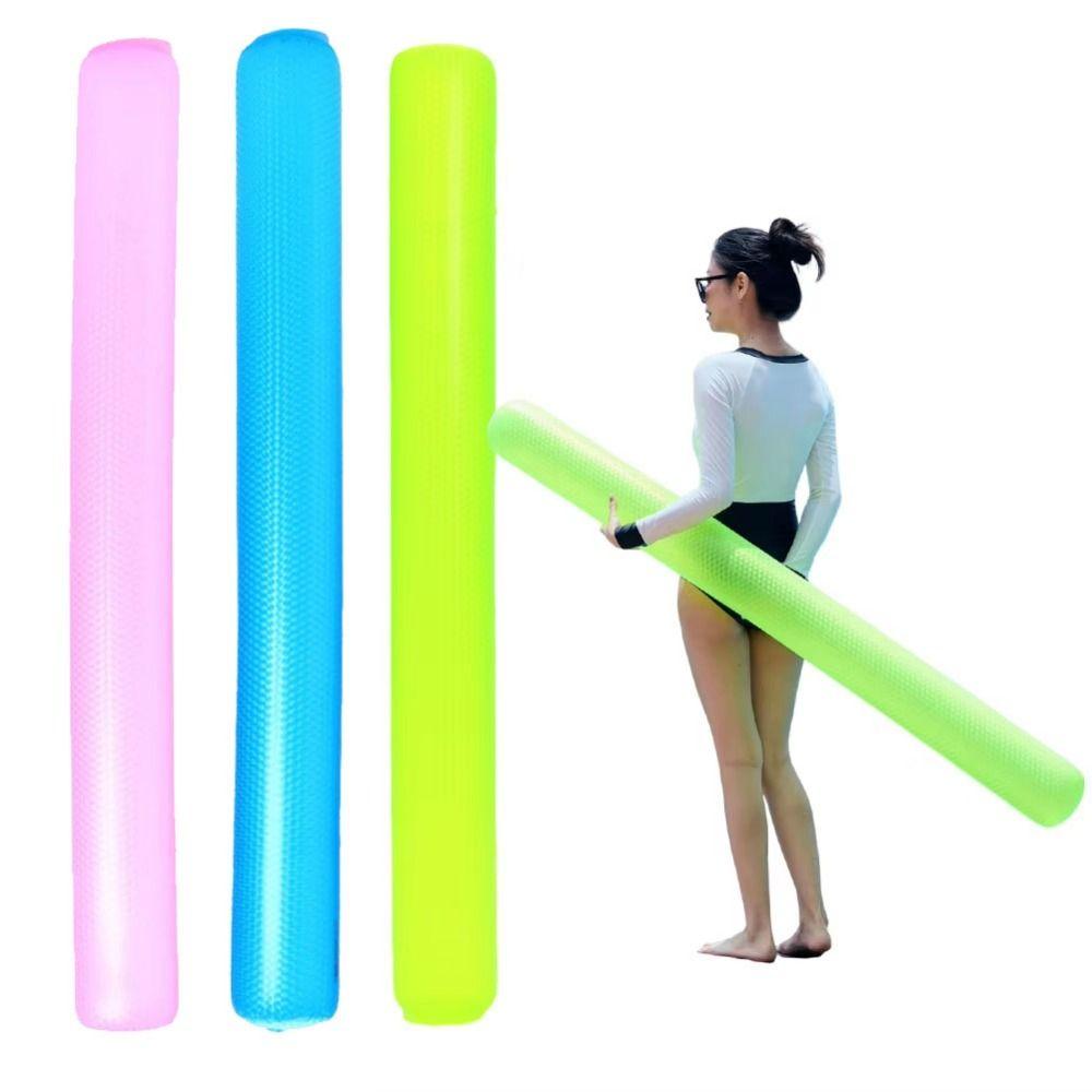 Надувные палки для бассейна ПВХ большого размера 64 дюйма Поплавок для бассейна Гигантский надувной плот для бассейна Помощь для начинающих