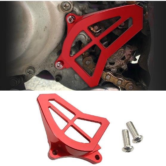 Canitu Front Sprocket Guard Cover,CNC Billet Aluminum Engine Sprocket Cover Engine Case Saver Guard Protector Crankcase Protection for Yamaha YZ125