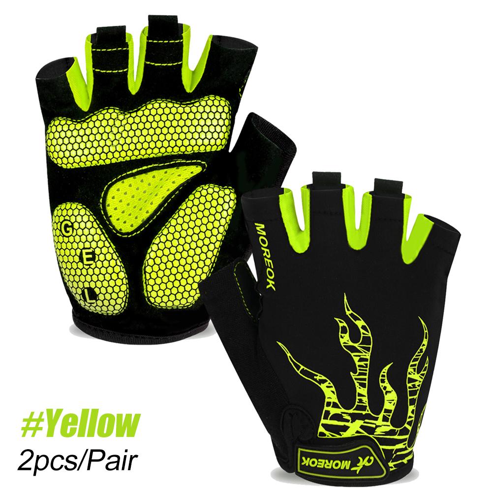 Cycling Gloves Breathable Bicycle Gloves, 5Mm Gel Pads Mountain Bike Gloves, Non-Slip Road Mtb Biking Gloves For Workout Sports