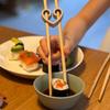 Heart-Shaped Reusable Chopsticks Helpers Training Adults Kids Non-Slip Chopstick Hinges Connector Portable Practice Chopsticks