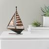 Парусная яхта Лодка Сделай сам Железная модель корабля Ручная работа Подарок Украшение Дисплей Коллекция