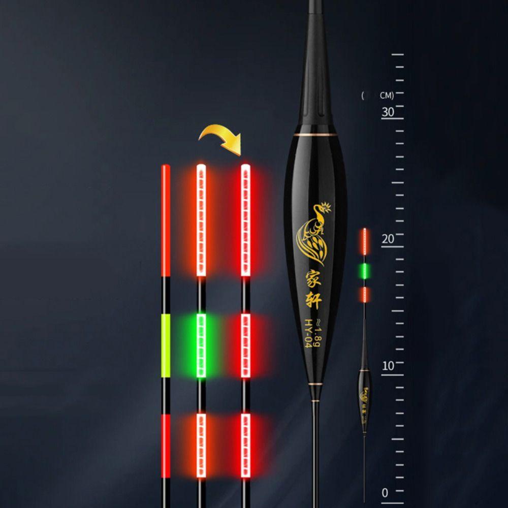 Long Tail Electronic Fishing Float 2 Light Rock Fishing Floats New Light Float  Night Fishing