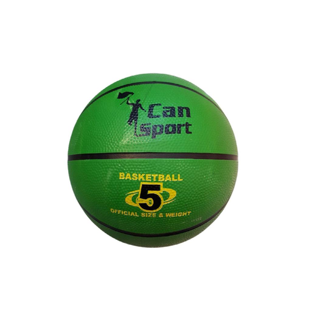 Зеленый баскетбольный мяч размера 5