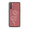 Case For Oppo Find X6 Pro X5 A54 A53 A52 A9 A15 A95 A17 A74 A57 A31 Reno8 Reno7 Reno6 Pro 5G Cover Simplicity Line Art Sun Moon
