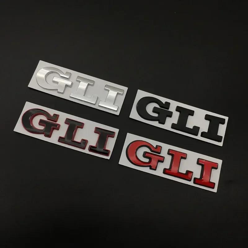 AGLNX1 8.5x3cm Car Side Metal Badge Rear Trunk Stickers for Volkswagen VW GLI Emblem GOLF 5 6 7 JETTA MK4 MK5 PASSAT Polo TOURAN T-ROC