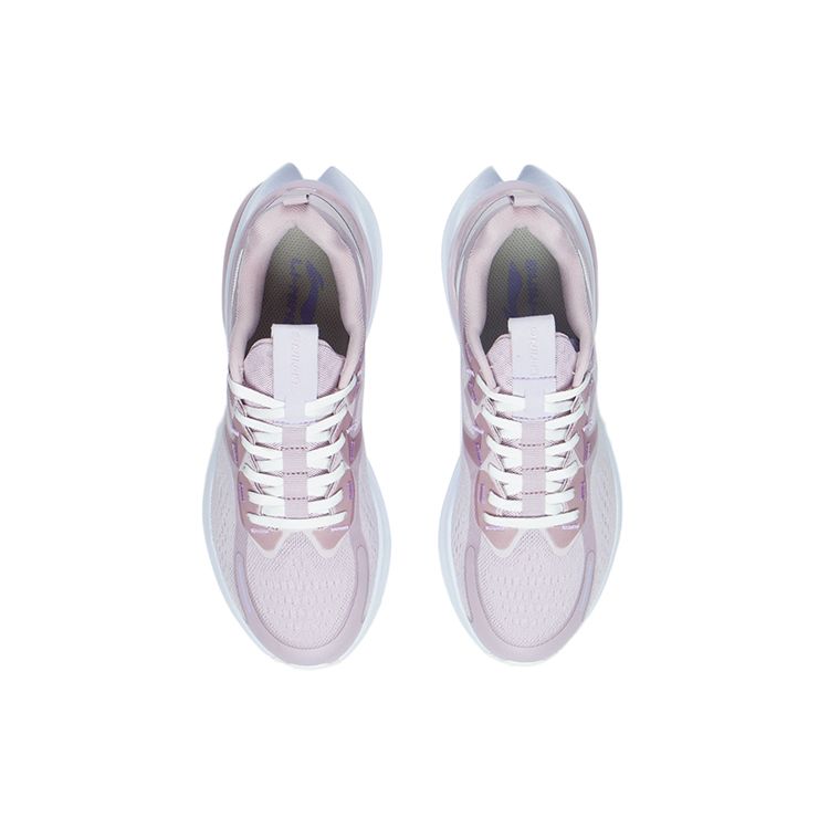 Li-Ning Lightweight Shock Absorption Low-Top Running Shoes Women Sneakers Pink Purple ARHR062-5