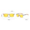 Unisex New Photochromic Night Vision Myopia Glasses Fashion Sports Outdoor Driving Riding Eye Protection Yellow Lens Glasses