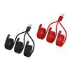 20 см/116 см 3 в 1 Кабель для быстрой зарядки USB на 3x Type-C Зарядный кабель 5 В Несколько портов Type-C Зарядная линия