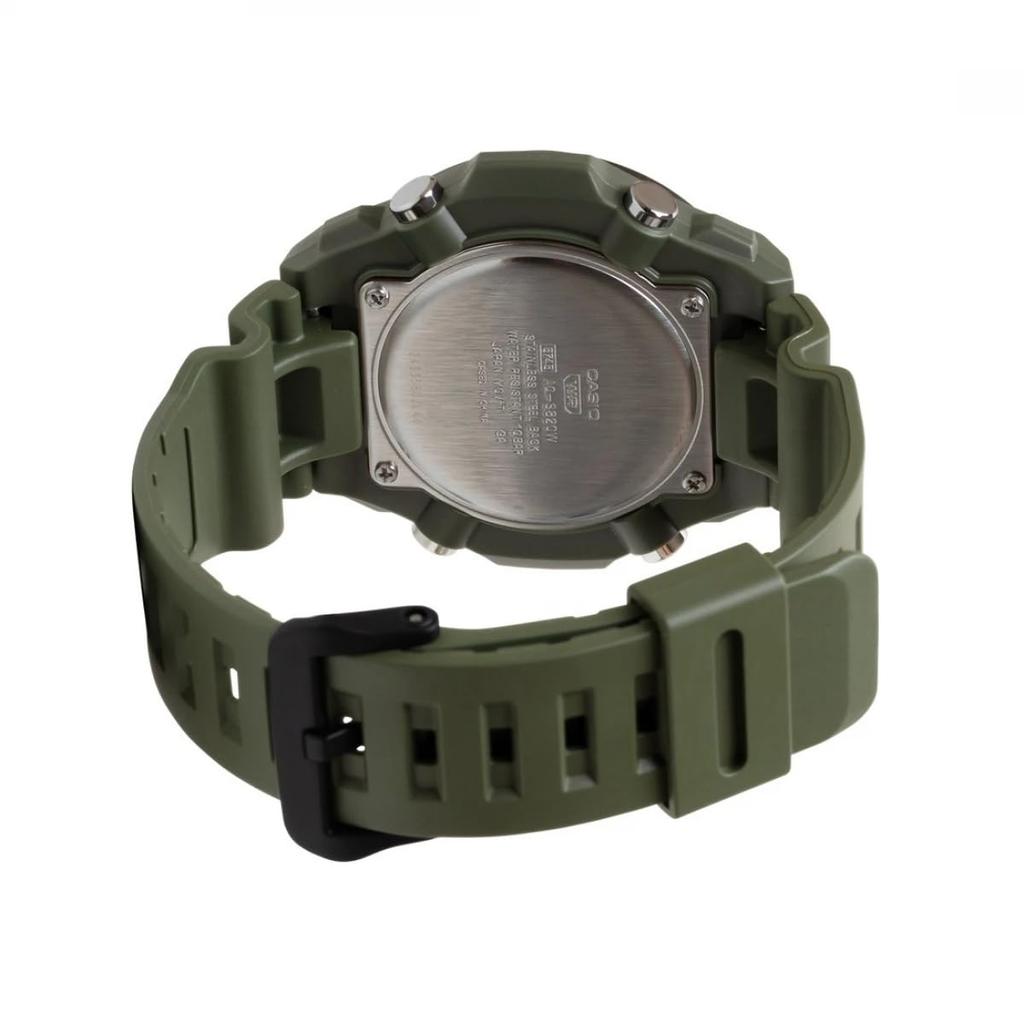 Casio Спортивные Аналоговые 100M Водонепроницаемые AQS820 Прочные Подходят для Учеников Средней и Старшей Школы Мужские Часы на Солнечной Батарее, и Цифровые, Устойчивые, Серия,