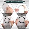 Магнитное кольцо-пластина для беспроводной зарядки Magsafe, наклейка из железа, магнитный держатель для телефона в автомобиль для Apple iPhone 14 13 12 Xiaomi