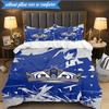 3PCS Los Angeles ice hockey  Bedding Set,Including 1pc Duvet Cover And 2pcs Pillowcases Perfect for Bedroom, Dormitory, Fan Christmas gift