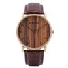 Men's Leather Wristwatch New BOBO BIRD Watch Men Wooden Watches Special Design Japanese Quartz Movement Timepieces Custom Gift