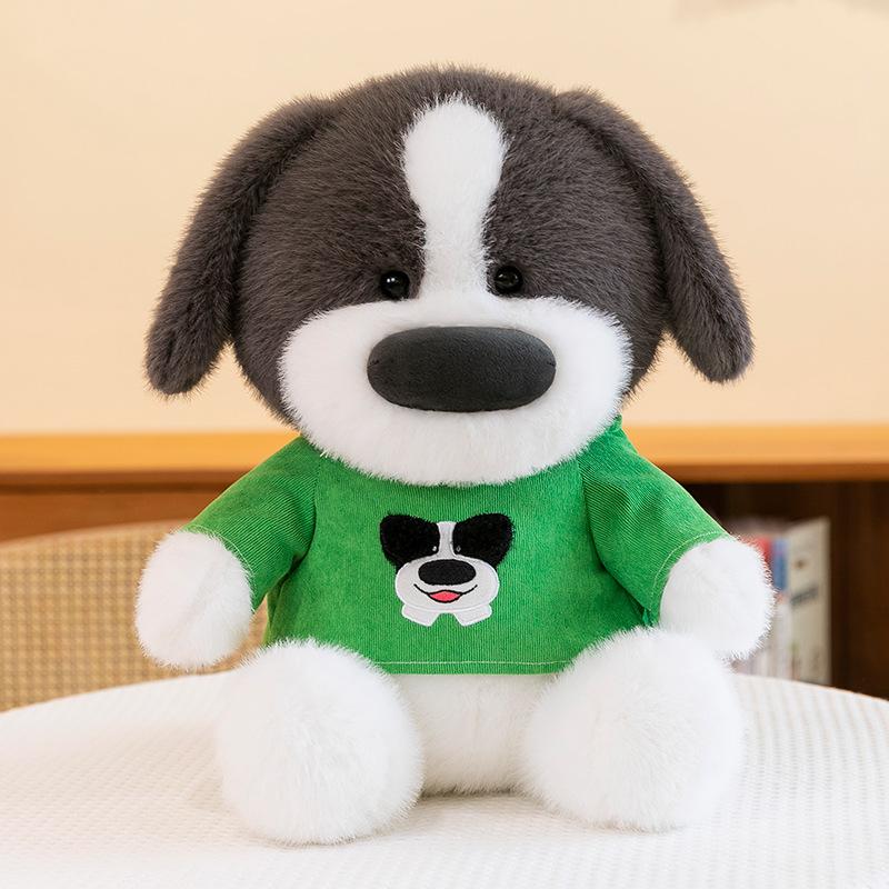 Свитер собака плюшевая игрушка милый свитер щенок кукла кукла дети подушка для сна подарок на день рождения