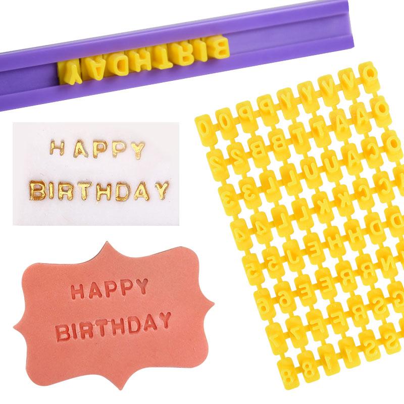 Форма для печенья DIY Буква Цифра Алфавит Пресс-форма Печать штампа Форма для тиснения Резак для печенья Инструмент для выпечки торта Аксессуары Инструмент для самостоятельной сборки