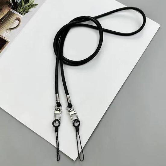 Bag Shoulder Strap Slim Faux Leather Snap Hook Clip Long Replacement Heavy