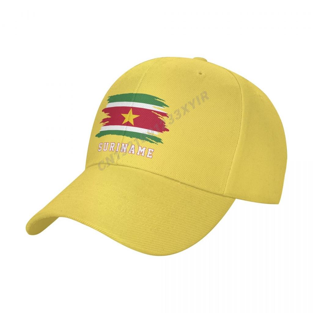 Baseball Cap Suriname Flag Cool Surinames Fans Wild Sun Shade Peaked Adjustable Outdoor Caps for Unisex Women