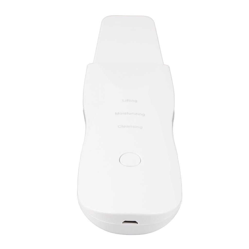 Skin Scrubber Face Spatula Vibration High Frequency Blackhead Remover Tool 3 Modes Pore Cleaner