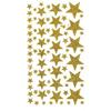 Gold Glitter Star Stickers