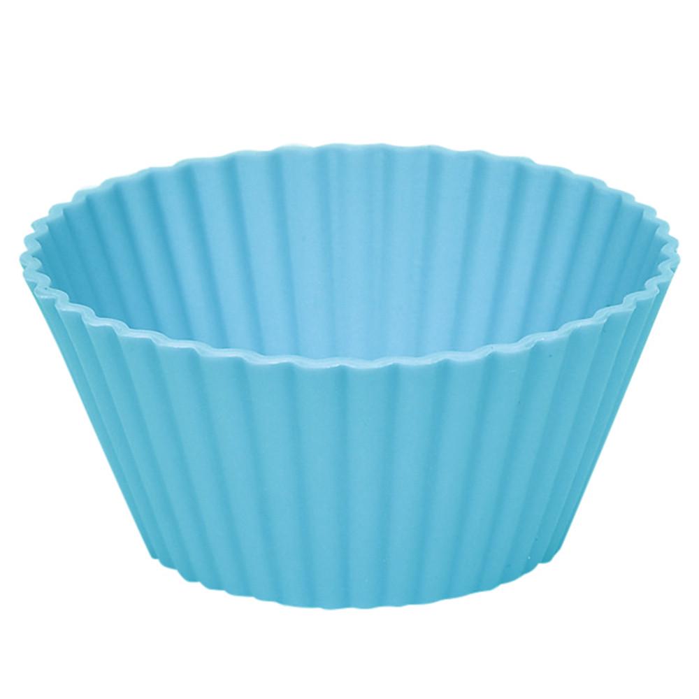 Силиконовые круглые чашки для торта, кексов, кексов, формы для выпечки, чашки для выпечки