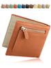 Mini Wallet 7mm Storage Professional Wallet Compact Genuine Leather Bifold Thin Cashless Square Compact Light Slim Mini Wallet Skimming Prevention