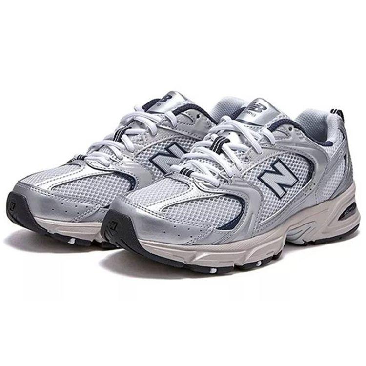 New Balance Кроссовки унисекс 530 Steel Grey Silver White Navy MR530KA