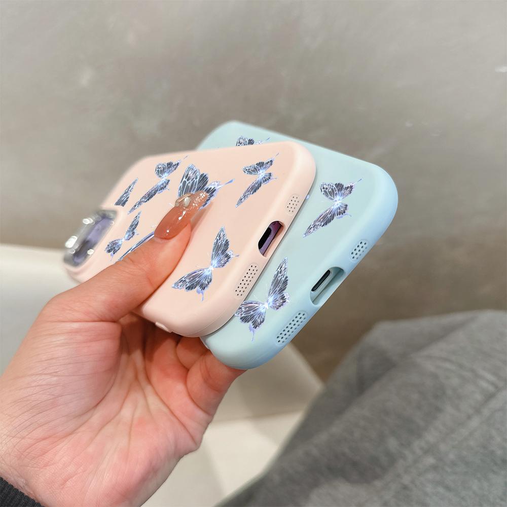 Для OPPO A16 A38 A57 A58 A74 A78 A98 Reno8T Reno13F Realme C25S C53 C65 Мультяшный черный кот серебристый край мягкий жидкий силикон защитный чехол