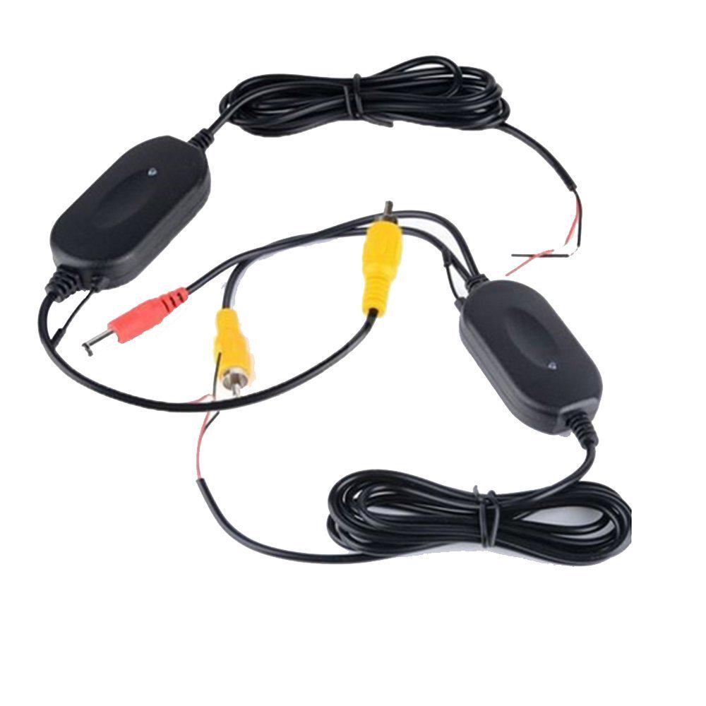 2.4G Wireless Transmitter & Receiver for Car Reverse Rear View Backup Camera and Monitor Parking Assistance Vehicle CAM