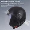 3C Certified Winter Helmet for Electric Vehicles - Unisex, Safe, Warm, with Ear Protection and Detachable Neckband