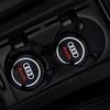 AQ1 2Pcs Car Coaster Water Cup Bottle Holder Anti-slip Pad Mat For Z1 A3 A4 A5 A6 A7 A1 A2 Q3 Q4 Q5 Q7 S3 S4 S5 S6 RS3 RS4 RS5 TT