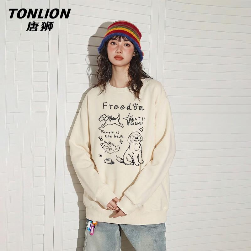 Женская свободная толстовка с длинным рукавом TonLion