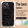 Крутая формула уравнение крутой узор Чехол для телефона Для iPhone 16 15 14 13 12 11 Plus Pro Max Высококлассный Роскошный Magsafe Овчина