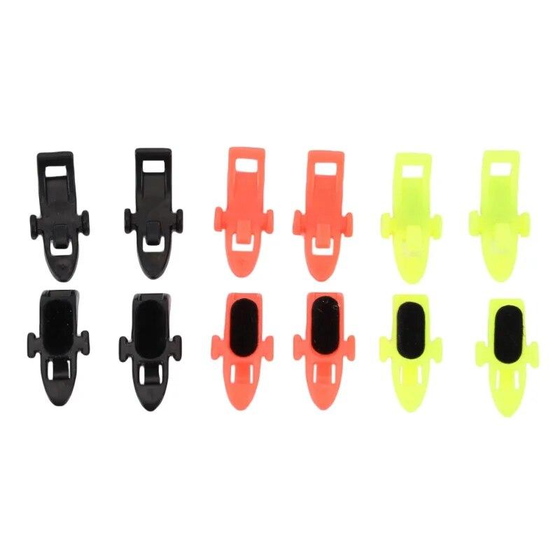 10 шт., держатель для рыболовных крючков, держатель для приманки с резиновыми кольцами для удочки, рыболовные снасти, портативные аксессуары, фиксированная приманка