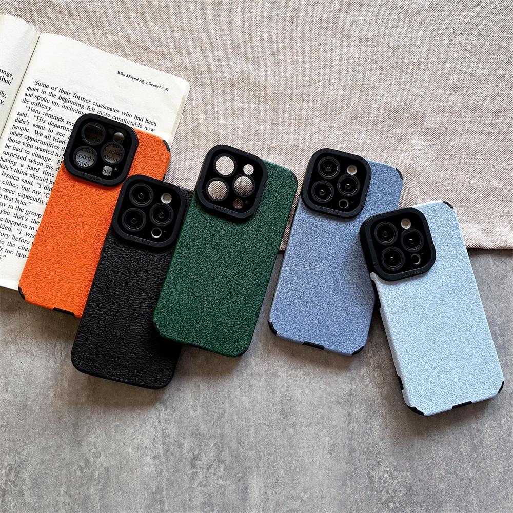 Кожаный чехол премиум-класса в стиле ретро для Iphone 13, 14, 12, 11 Pro Max 14plus, противоударный защитный чехол для камеры Defender, капа