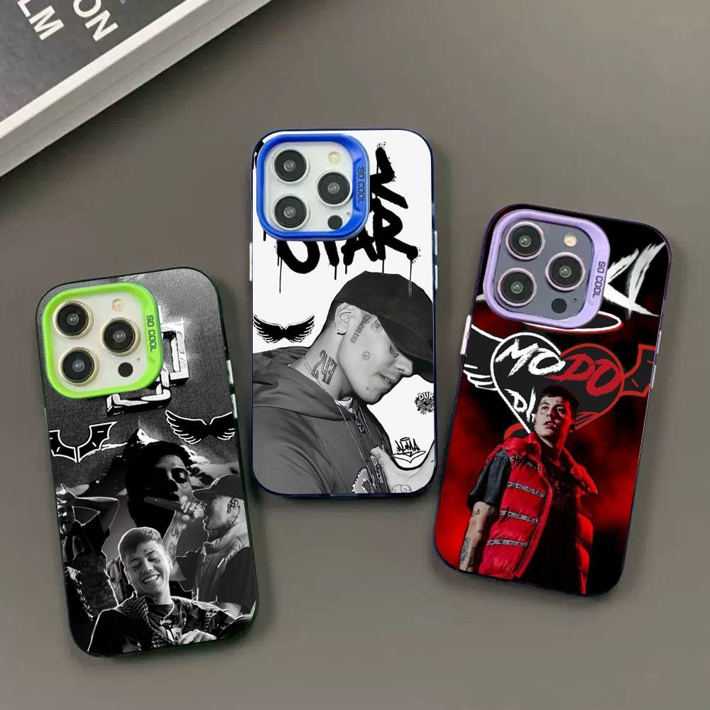 Fashion Rapper DUKI Phone Case For iPhone 17 16 15 14 11 12 13 Pro Max Plus Pro Colored Silver Cover