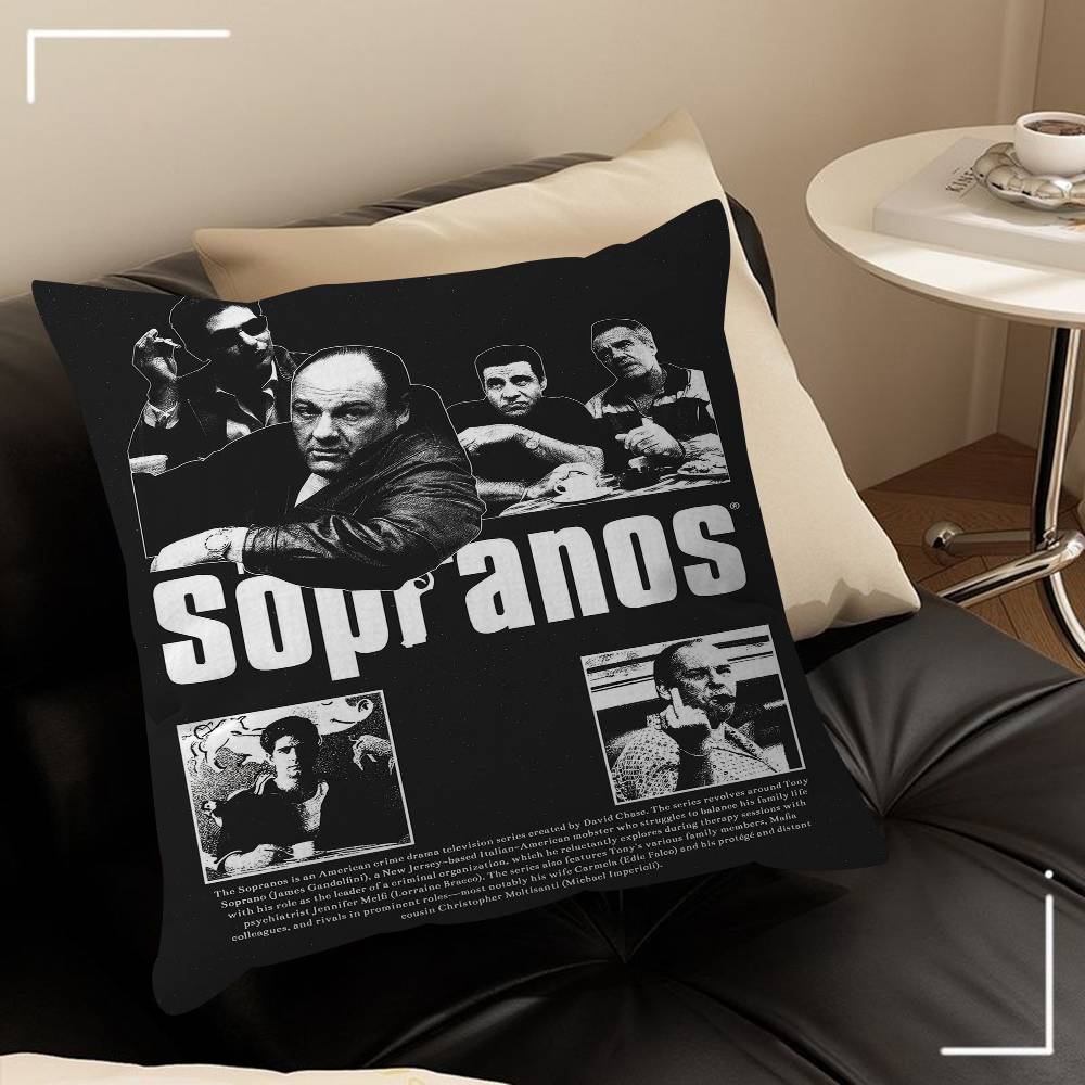 Classic Movie TV Series The Sopranos Pillow Gift Home Office Decoration Bedroom Sofa Car Cushion Cover Case 45x45