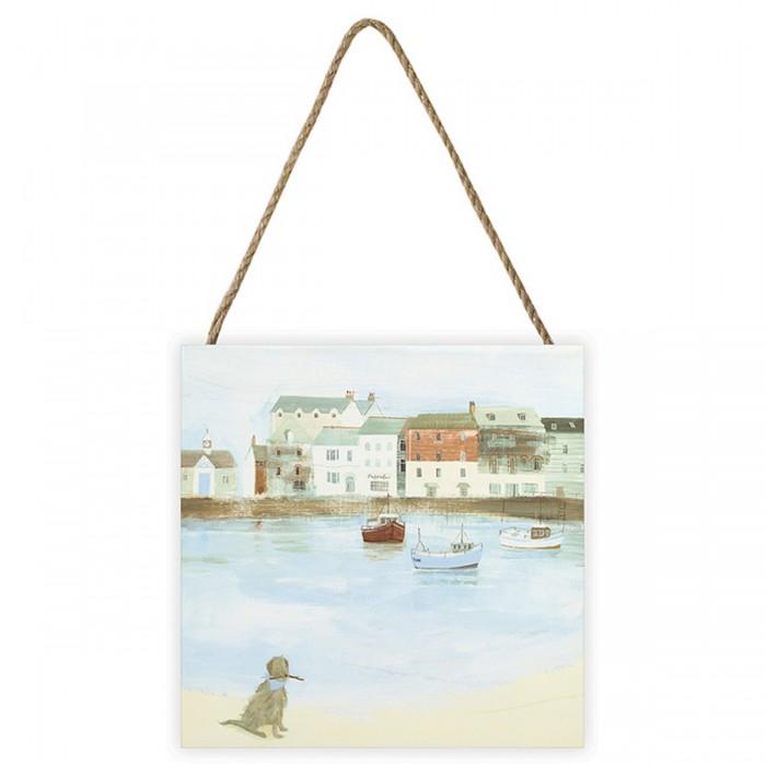 Ханна Коул Корнишский Морской Пес Деревянная Табличка