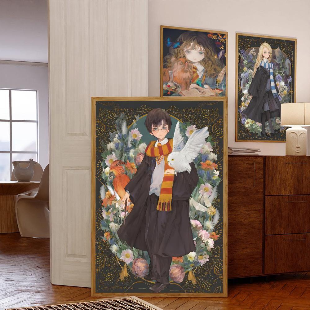 Волшебный мир Yume Fantasy Anime Whitepaper Poster HD Quality Poster Wall Art Painting Wall Decor в кабинете
