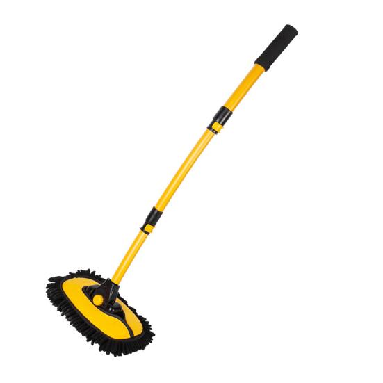 15° Изогнутая щетка для мытья автомобиля с длинной ручкой Микрофибровая швабра для мытья автомобиля без царапин с удлинителем