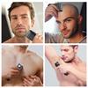 2 IN 1 Body Hair Trimmer for Men with Shaver Electric Razor Cordless Pubic Hair Trimmer Ball Shavers Waterproof Rechargeable