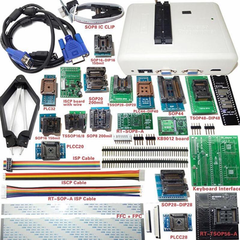 In Stock RT809H High-Speed Programmer with Full Set of Sockets for NOR/NAND/EMMC/EC/MCU/ISP