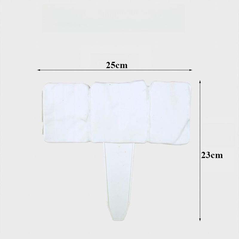 8/12/16pcs Garden Landscape Edging Borders Insert Plastic Imitation Stone Effect Fence DIY Lightweight for Outdoor Patio Balcony Yard