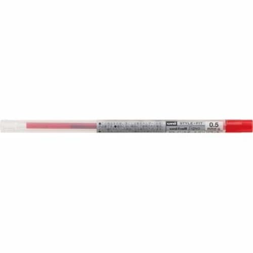 Стержень для шариковой ручки Mitsubishi Pencil Style Fit Gel Ink 0,5 мм красный, набор из 5 шт.
