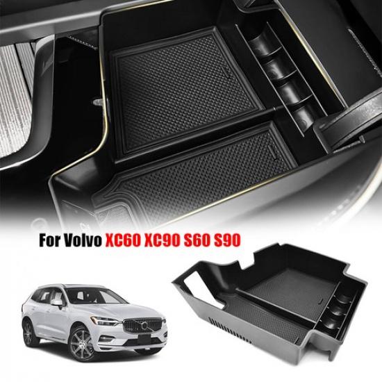 Armrest Storage Box Central Console Tray Holder Fits Volvo XC60 XC90 S60 S90 US