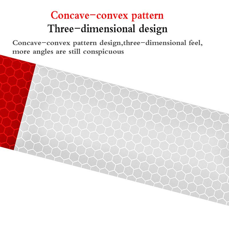 10 шт. светоотражающая лента безопасности для автомобиля, грузовика, предупреждающая ночная подсветка, наклейка для прицепа