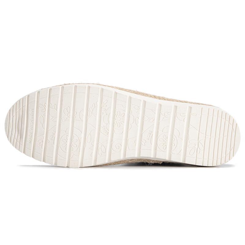 Skechers Bobs Flexpadrille 3.0 Тканевые Удобные Повседневные Слипоны Низкие По Кроссовки Женские Черный 113245-BLK