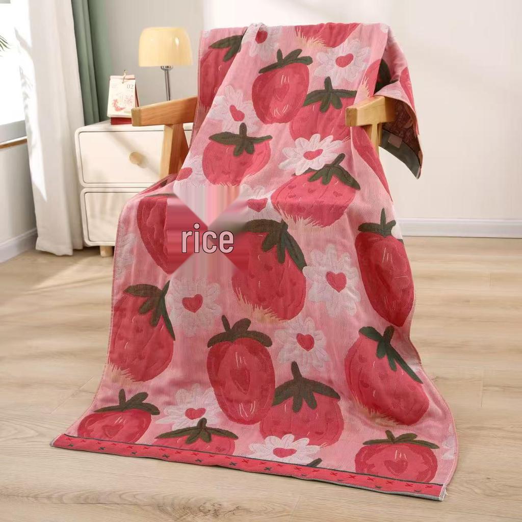 Multi-Layer Gauze Bath Towel Blanket, 160x80cm, All-Season, Versatile Adult/Couple Use