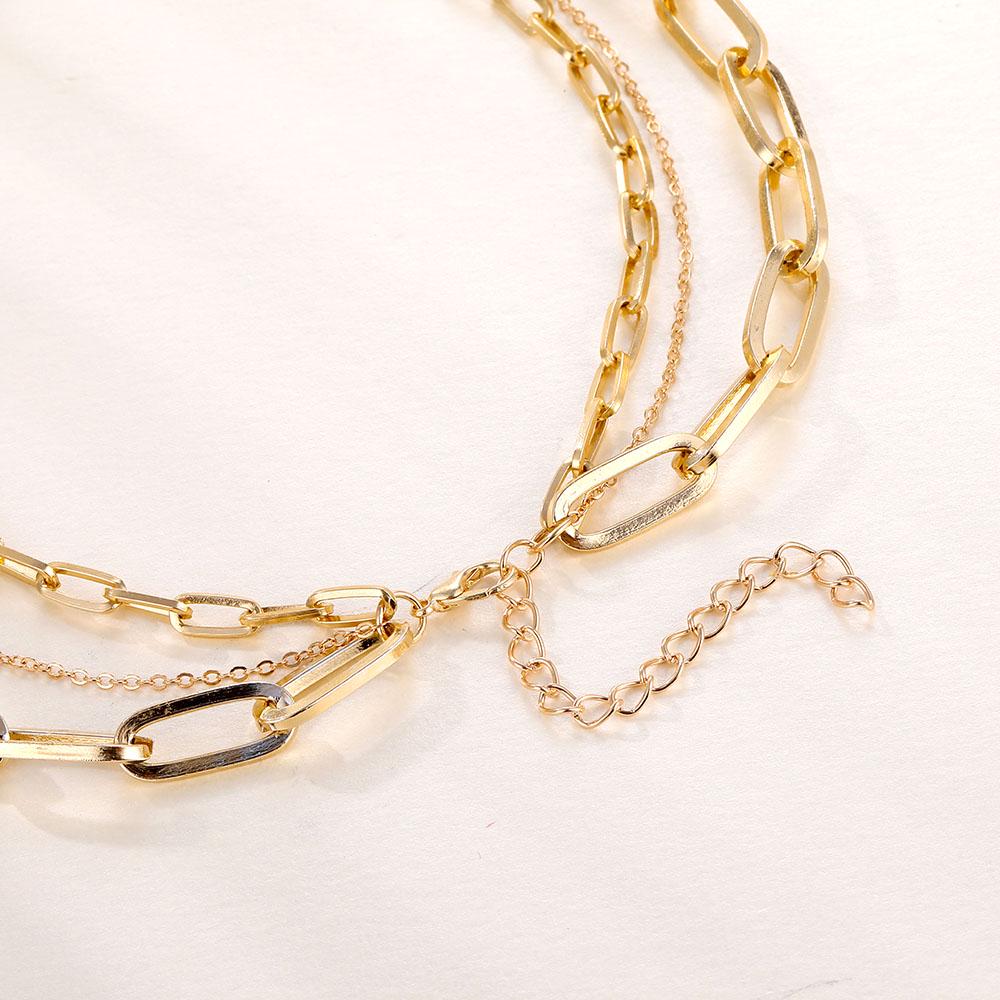 Многослойное ожерелье с подвеской в ​​виде Луны, комплект женского элегантного ожерелья, модные ювелирные изделия, подарок