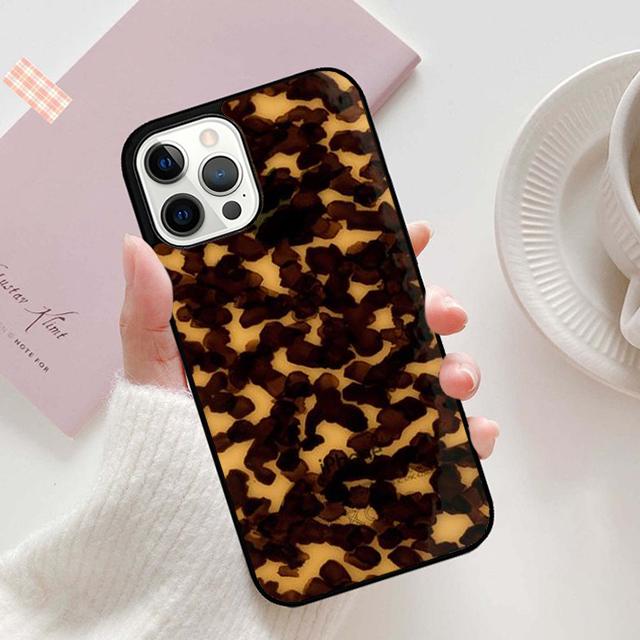 Autumu Tortoise Shell Marble Pattern Phone Case Cover for iPhone 17 Air 16 16e 15 12 11 13 14 Pro Max Plus Coque